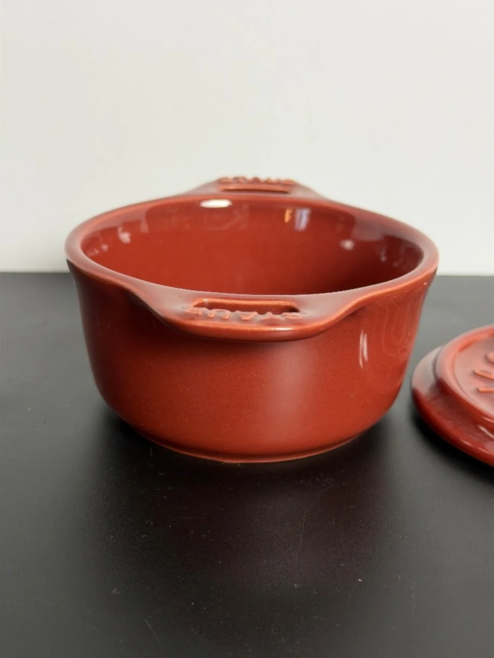 Staub Mini Ceramic La Cocotte Dark Red 0.2L/0.25Qt 10cm/4.0